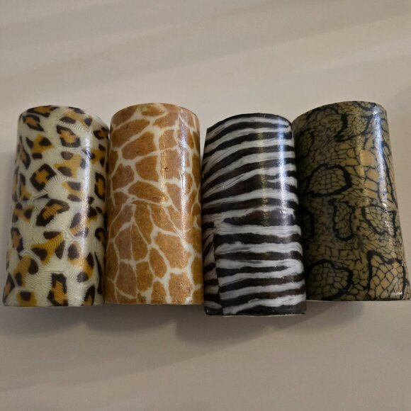 New Magic Glow Candles Set of 4 Safari Collection - Picture 3 of 6